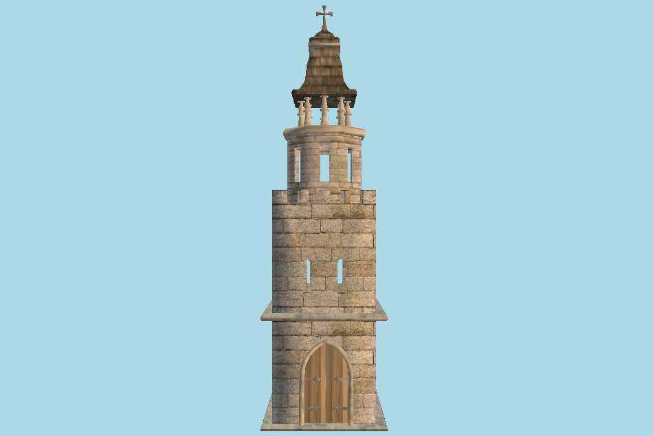 Castle Tower 3d model